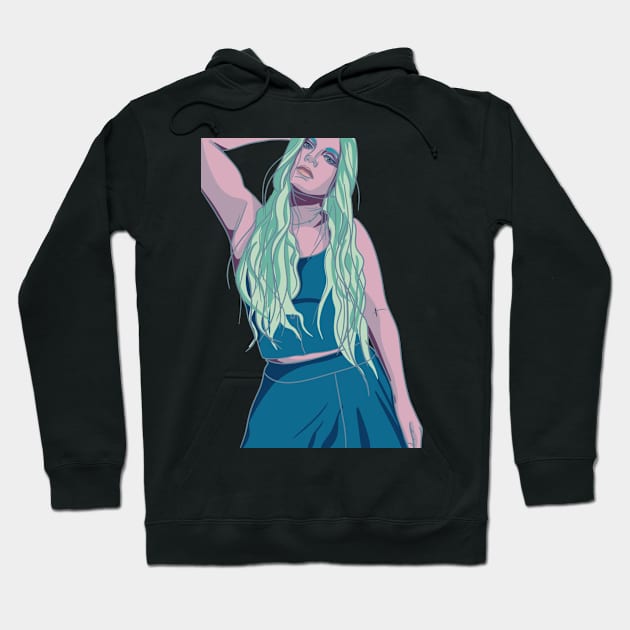 Strike a pose Hoodie by lavavamp